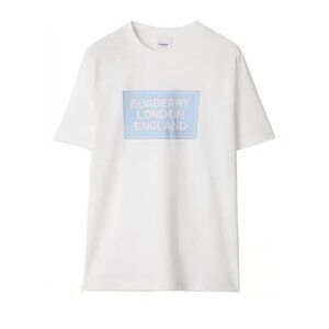 Burberry Women’s Margot Logo Print Short Sleeve Cotton T-shirt White S 8084349